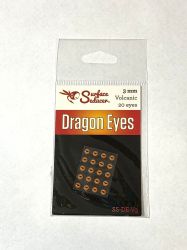 Dragon Eyes - 3mm - Volcanic