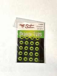 Dragon Eyes - 7mm - Chartreuse