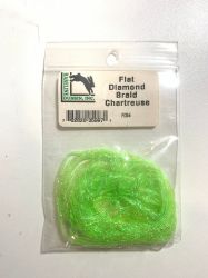 Flat diamond Braid - Chartreuse