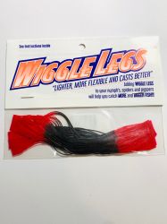 Wiggle Legs - Preto com ponta Vermelha