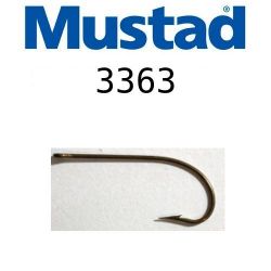 Anzol Mustad 3366 - n° 1 (10 unidades)